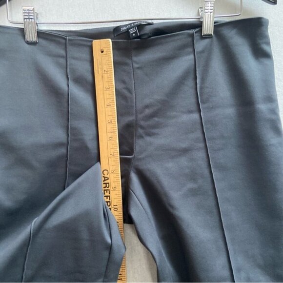 Judith & Charles cotton stretch cropped trousers pants Sz 8 - Picture 9 of 10